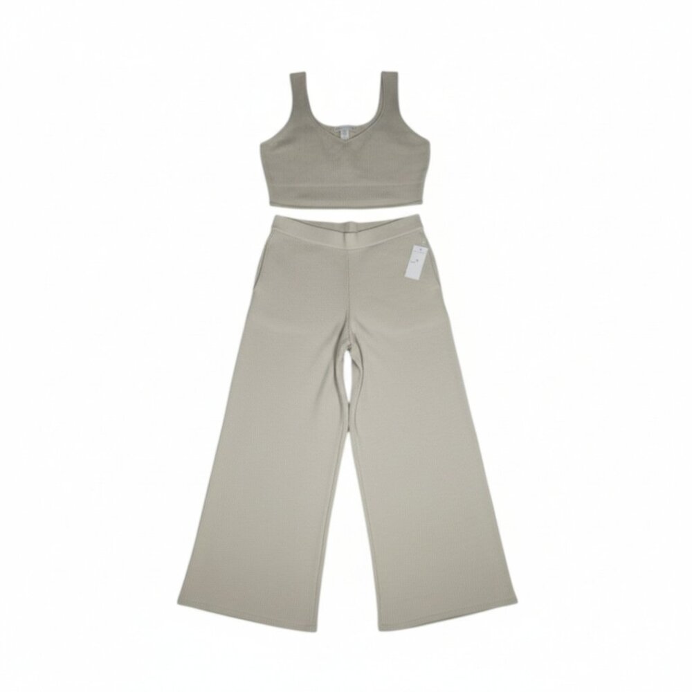 NWT House of Harlow 1960 Knit Summer Sands Set Tan S - Picture 9 of 9